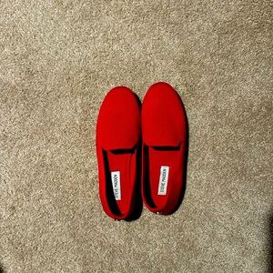 Steve Madden Sabin Red knit flats 8